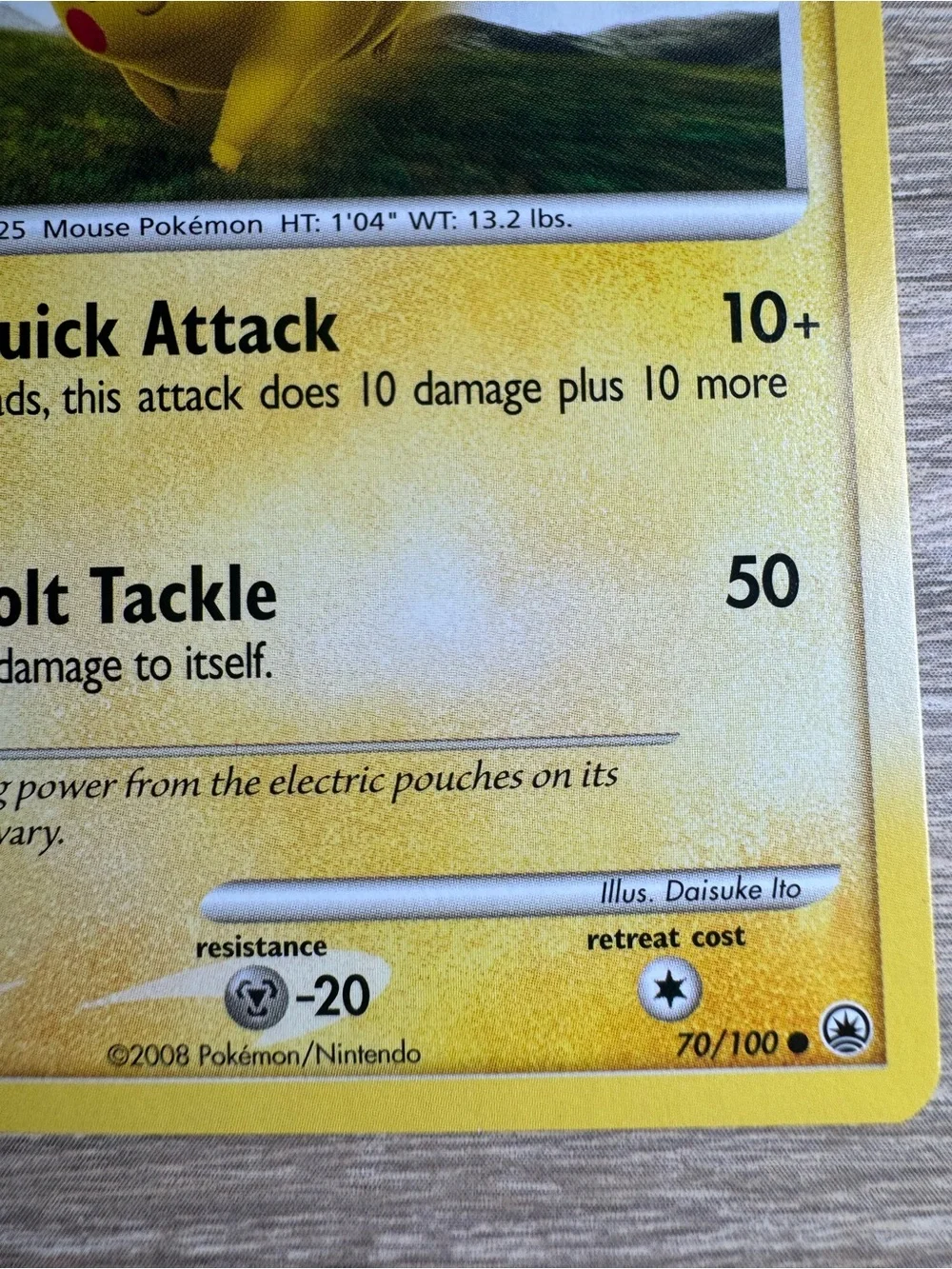 Pikachu #70/Pokemon Majestic Dawn